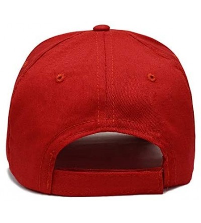 Baseball Caps Donald Trump 2020 Keep America Great Cap Adjustable Baseball Hat with USA Flag - Breathable Eyelets - CK18RROWS...
