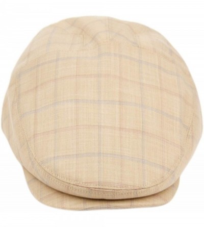 Newsboy Caps Men's Cotton Flat Ivy Caps Summer Newsboy Hats - Iv4023khaki - C718QTSRZU2 $35.19