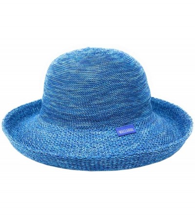 Sun Hats Women's Petite Victoria Sun Hat - Ultra-Lightweight- Broad Brim- Petite Style- Designed in Australia - Mixed Aqua - ...