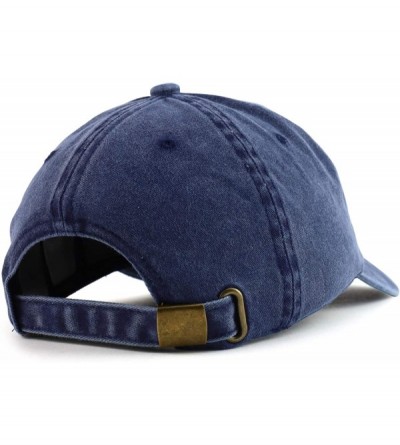 Baseball Caps Maui Hawaii with Palm Tree Embroidered Unstructured Baseball Cap - Navy - CS18ZG4YQY4 $16.64