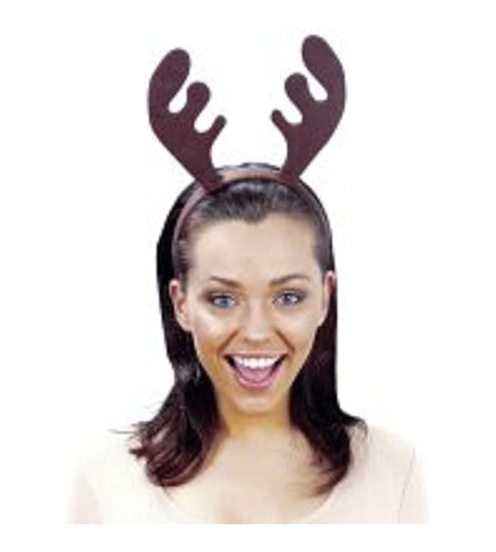 Headbands Unisex Christmas Accessories Costume Headband Elf Santa All Mix & Match - Reindeer Antler - C5188K45XKA $14.80