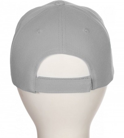 Baseball Caps Classic Baseball Hat Custom A to Z Initial Team Letter- Lt Gray Cap White Black - Letter S - C318IDTNCTO $10.64