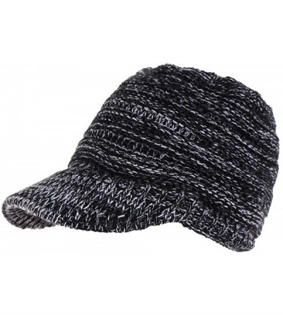 Skullies & Beanies Fashion Knitted Hat Ponytail - Multicolor - CM18HSTL0EA $8.58