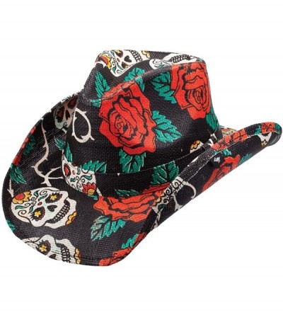 Cowboy Hats NEW BLACK TAINTED LOVE WESTERN COWBOY HAT - C512NUNM22M $37.39
