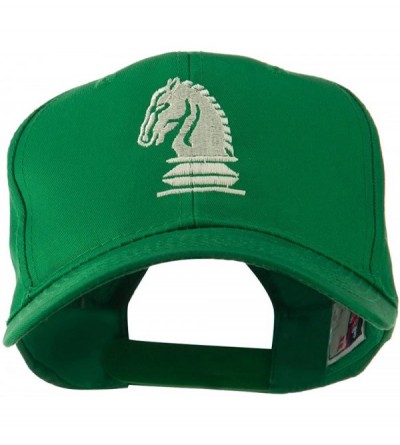 Baseball Caps Chess Piece of a Knight Embroidered Cap - Green - C711HVOB6LR $17.77