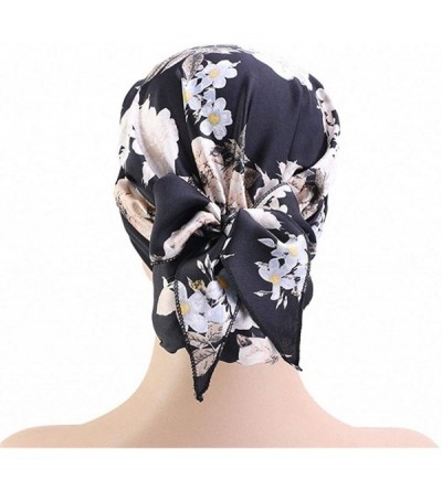 Skullies & Beanies Chemo Cancer Head Scarf Hat Cap Tie Dye Pre-Tied Hair Cover Headscarf Wrap Turban Headwear - C918R8WAMZR $...