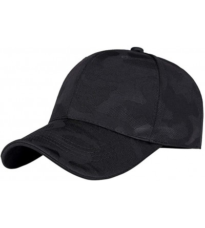 Baseball Caps Unisex Hats for Summer Baseball Cap Dad Hat Plain Men Women Cotton Adjustable Blank Unstructured Soft - Z5-blac...