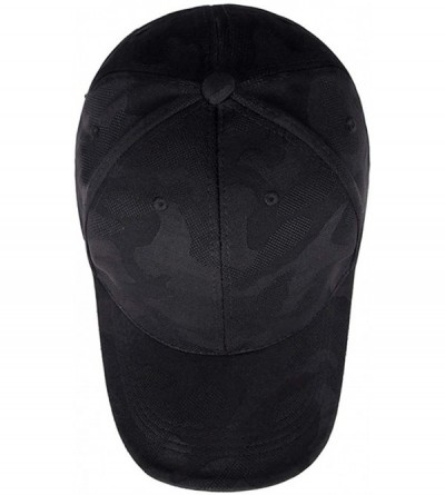 Baseball Caps Unisex Hats for Summer Baseball Cap Dad Hat Plain Men Women Cotton Adjustable Blank Unstructured Soft - Z5-blac...