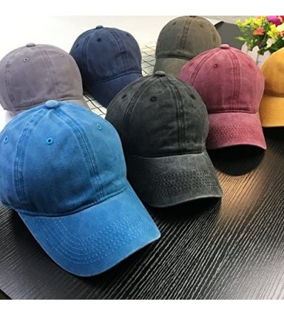 Baseball Caps Mens&Womens Unisex Wounded Warrior Project Casual Style Pigment Dyed Baseball Caps - Deep Heather - C81952UEI5E...