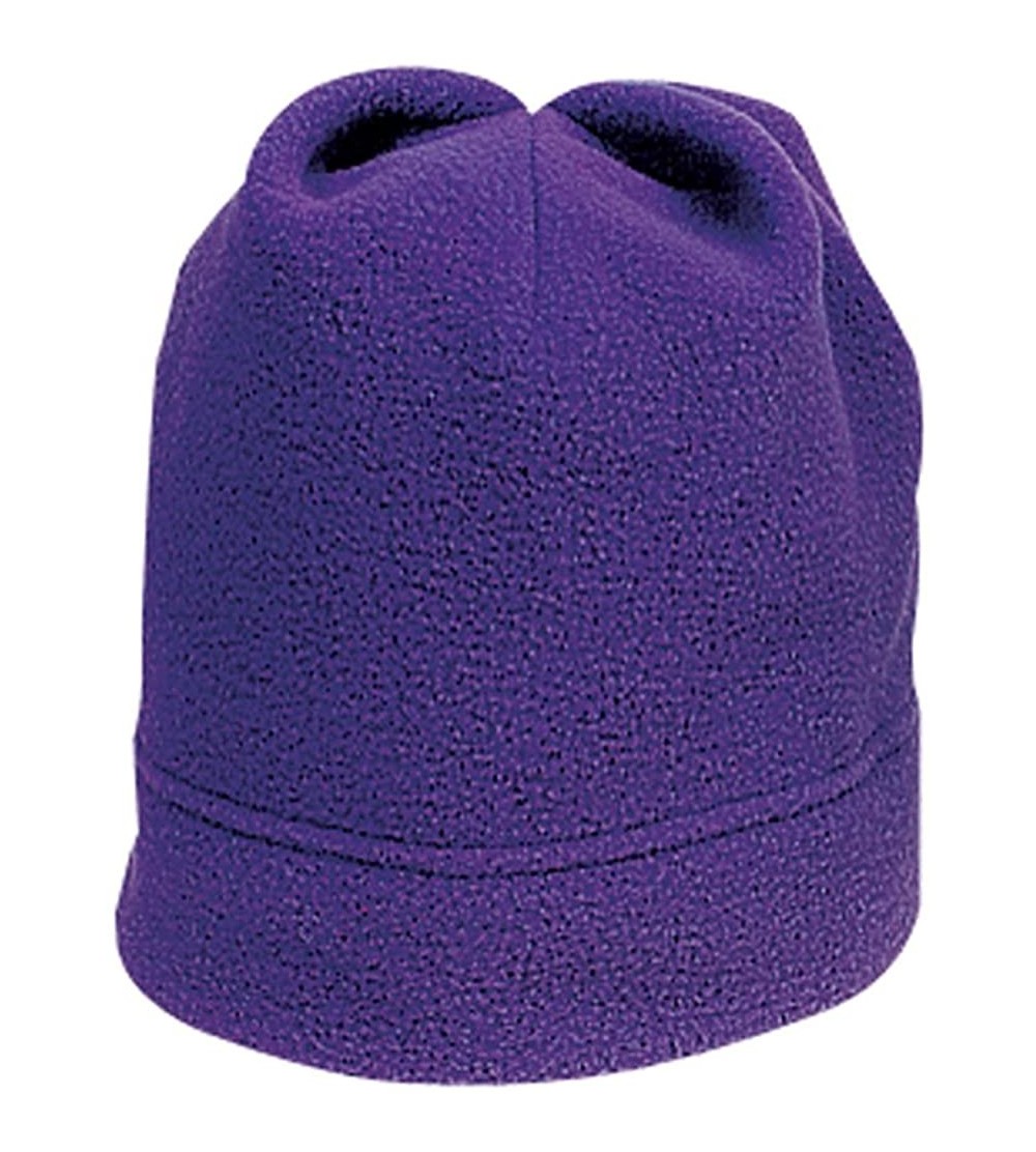 Skullies & Beanies Soft & Cozy Fleece Beanies - Purple - CE11Q5LYIY9 $13.28