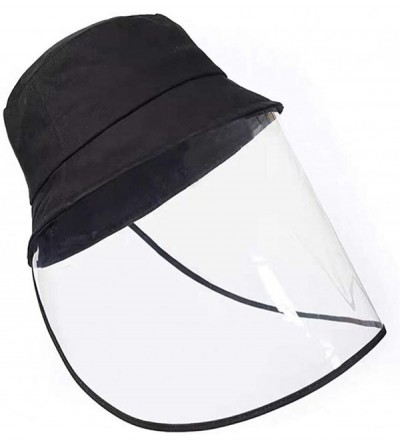 Sun Hats Bucket Sun Hat Women Floppy Cotton Hats Wide Brim Summer Beach Fisherman's Caps UPF 50+ UV Packable - A01-black - CJ...