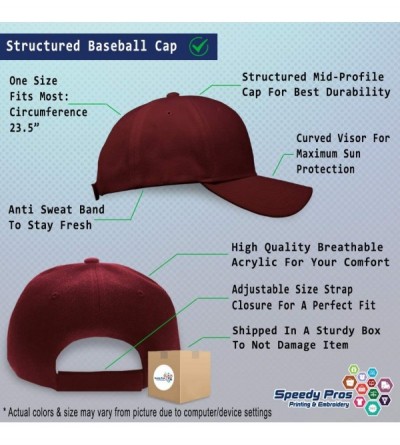 Baseball Caps Baseball Cap Cross Silver Embroidery Acrylic Dad Hats for Men & Women Strap - Burgundy Design Only - CK18W4HM6N...