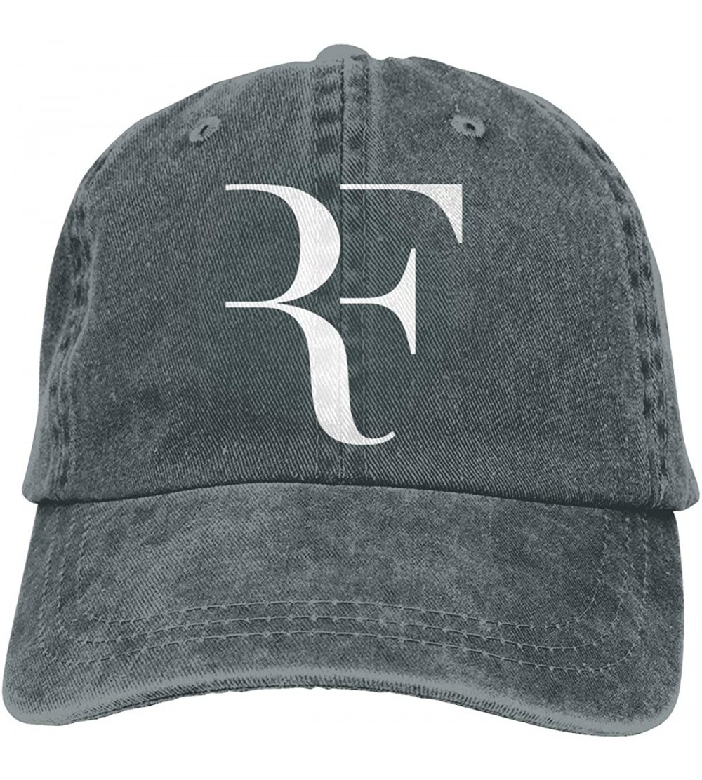 Baseball Caps Baseball Caps Roger Federer Adjustable Pigment Dyed Dad Hat Snapback Unisex - Deep Heather - CM1949UYZWE $22.39