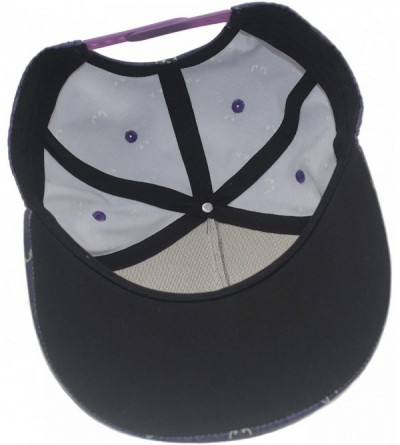 Baseball Caps Unisex Hip Hop Baseball Cap Adjustable Flat Bill Brim Snapback Hat - Haunted Mansion - CJ18AU988N8 $7.90