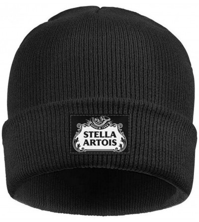 Skullies & Beanies Unisex Winter Hat Western-Star-Trucks-4900- Warm Black Sport Ski Cap - Stella Artois Beer - CO19297L7G6 $2...