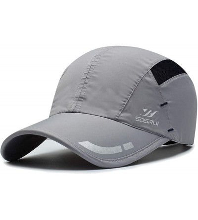 Baseball Caps Breathable Outdoor UV Protection Cap Lightweight Quick Drying Summer Sports Sun Caps - Yd06-light Gray - CY18TM...