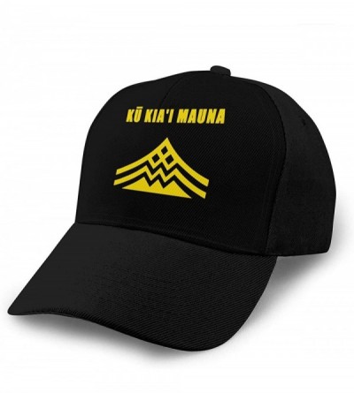Cowboy Hats Ku Kiai Mauna Kea Men Retro Adjustable Cap for Hat Cowboy Hat - Black - CA18YDH6QR3 $22.66