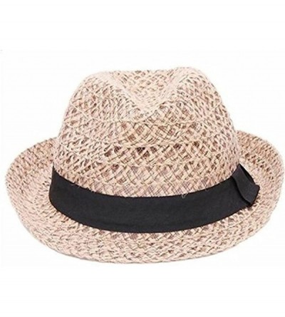 Sun Hats Women Hollow Out Summer linen Straw Sun Hat for Travel - CH1822NKUQ7 $7.59