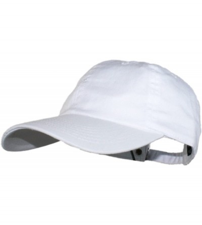 Baseball Caps Oceanside Solid Color Adjustable Baseball Cap - White - C11219NZK9J $11.36