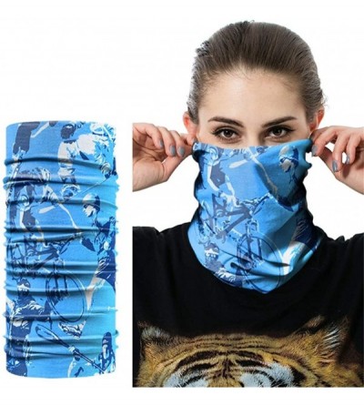 Balaclavas Seamless Face Mask Silk Fabric Headwear Headband Neck Gaiter Multifunctional - 5 Color Combinations - CE197SMMDWG ...