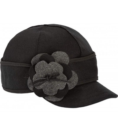 Baseball Caps Petal Pusher Cap - Decorative Wool Hat with Earflap - Olive - C7115X26UND $40.52