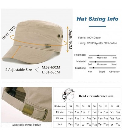 Baseball Caps Unisex Adjustable Large Head Strapback Army Military Combat Hat Baseball Cadet Cap 56-64cm - 89104-army Green -...