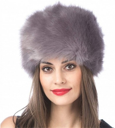 Bomber Hats Women Men Winter Fur Cossack Cap Thick Russian Hat Warm Soft Earmuff - H1-grey - CH18HY8I8RN $15.17