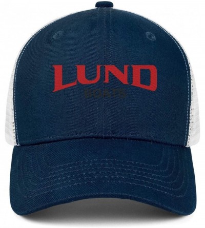 Baseball Caps Stylish Mens Trucker Hat Lund-Logo- Baseball Caps for Women Crazy Cotton Adjustable Unisex Mesh Ball Cap - C218...