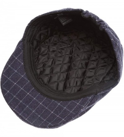 Newsboy Caps Men's Classic Flat Ivy Gatsby Cabbie Newsboy Hat with Elastic Comfortable Fit and Soft Quilted Lining. - CZ18Y7Q...