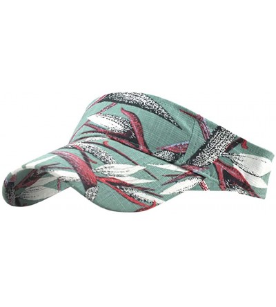 Sun Hats Thicker Sweatband Adjustable Cycling - D-green - CA18W43WCON $11.68
