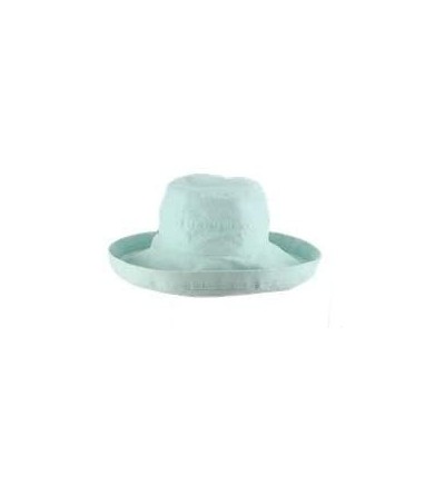 Sun Hats Women's Cotton Hat with Inner Drawstring and Upf 50+ Rating - Aqua - CQ1130G37CB $37.12