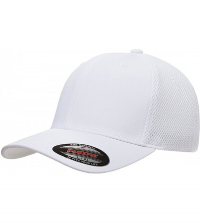 Baseball Caps Ultrafibre & Airmesh Fitted Cap w/THP No Sweat Headliner Bundle Pack - White - C91856REHXX $11.51