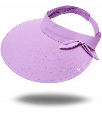 Sun Hats Women's Sun Cap UPF+50 Detachable Face Mask Neck Flap Visor Hat Wide Brim UV Sun Protection Hiking Hats - Pink - CO1...