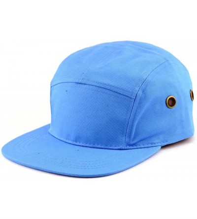Baseball Caps Fashionable Solid Color Unisex Adjustable Strap Cadet Cap - Sky Blue - CV11MCBNJQ9 $8.09