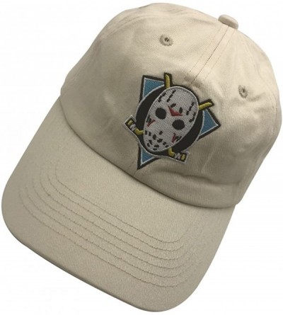 Baseball Caps Mighty Jason's Dad hat Baseball Cap Embroidered Cap Adjustable Cotton Hat Unisex - Cream - CS187GD8G5Y $10.84