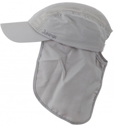 Sun Hats UV 50+ Talson Cap with Detachable Flap - Grey - CK11FITP46P $13.08