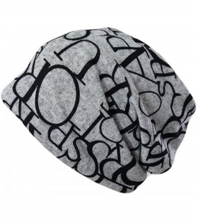 Skullies & Beanies 3 Pack Women's Print Chemo Hat Beanie Sleep Cap for Cancer - C - C612N45C67A $12.33