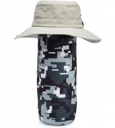Sun Hats Floppy Quick Shade Original with Built-In Pull Down Face and Neck Sun Protection - TOP SELLER - CL115M3L9DJ $26.54