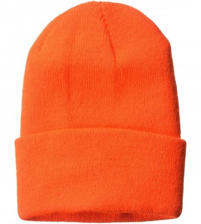 Skullies & Beanies Superstretch Cuff Hat - Orange - CS11340IXVX $10.42
