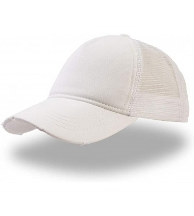 Baseball Caps Mens UPF50 Quick-Dry Baseball Cap Foldable Brim Free-Size Sun Hat Unisex - 99769_white - C718ORNG5MU $16.97