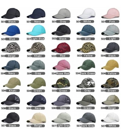 Baseball Caps Baseball Caps Classic Dad Hat Men Women Adjustable Size 35 Optional - 505 Grey - CY18SXY9UZM $12.35