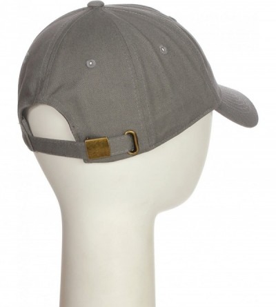 Baseball Caps Custom Hat A to Z Initial Letters Classic Baseball Cap- Light Grey White Black - Letter O - CT18NDNX6C4 $11.89