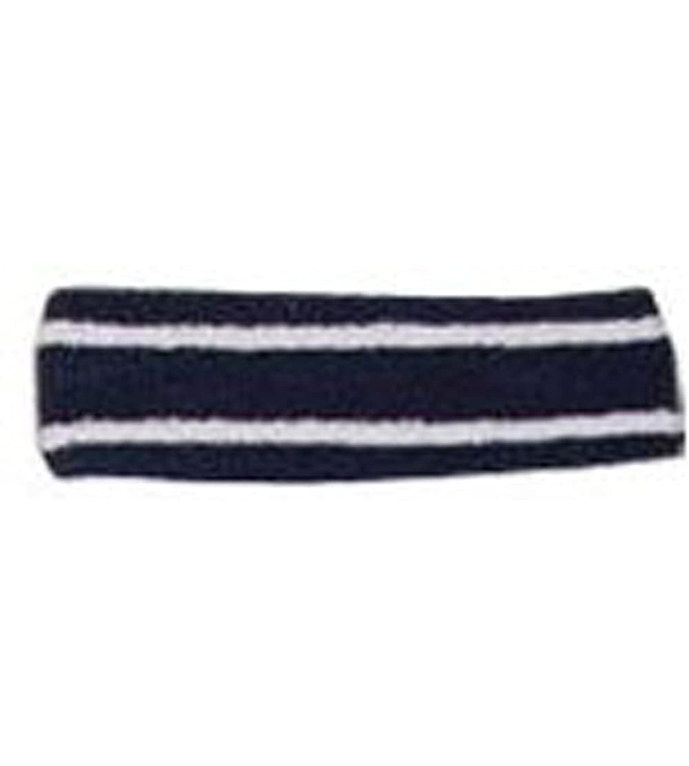 Headbands Striped Headband - Navy/White - CP111JP7J51 $11.27