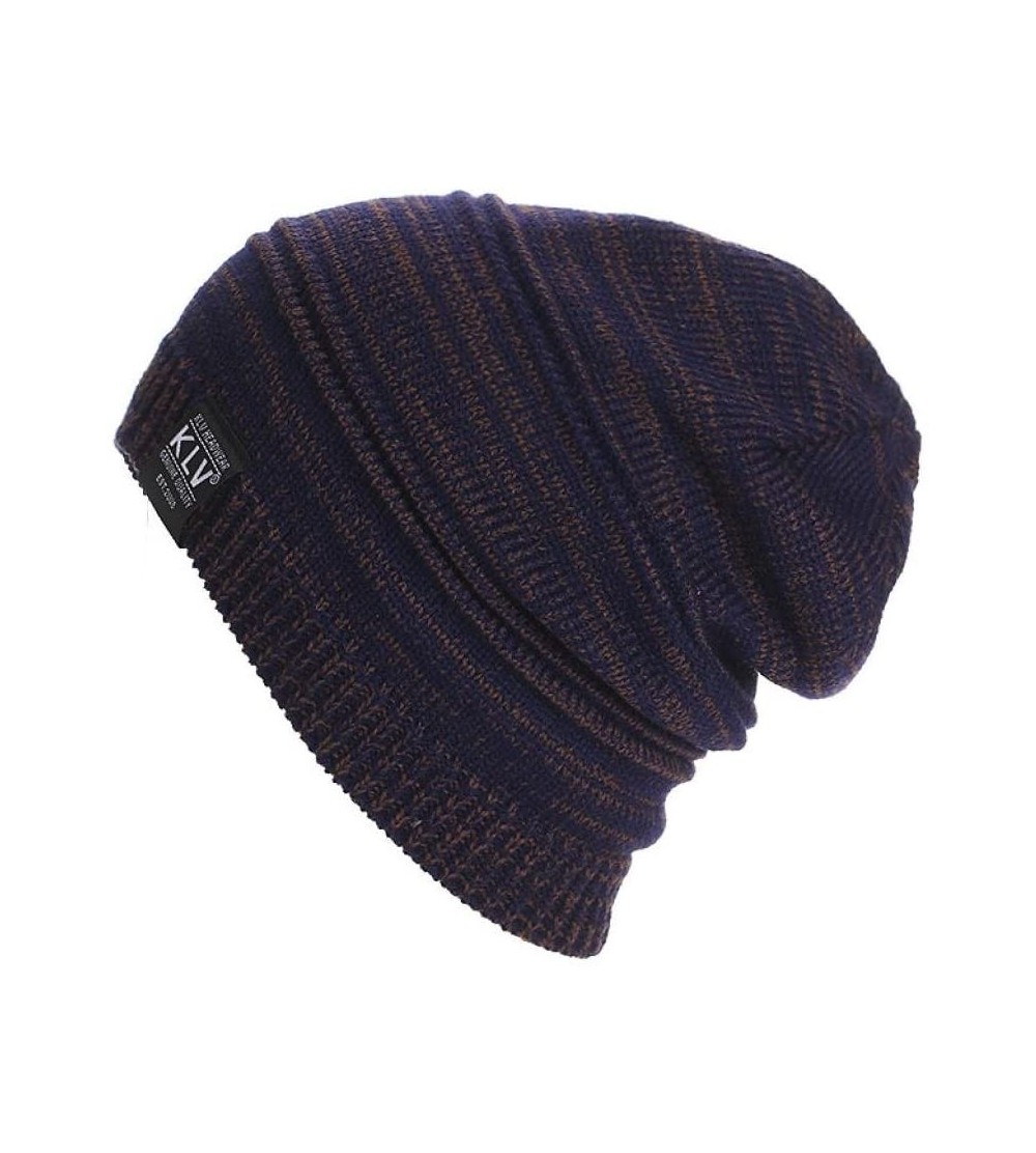 Skullies & Beanies Men Women Unisex Knit Baggy Beanie Winter Hat Ski Slouchy (Coffee) - Coffee - CE12NEWL5HV $8.93