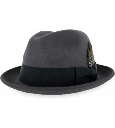 Fedoras Belfry Trilby Vintage Fedora Available - Grey - CH11N1VJTPT $32.88