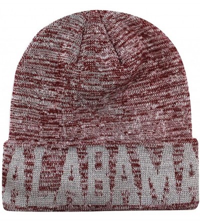 Skullies & Beanies Classic Cuff Beanie Hat Ultra Soft Blending Football Winter Skully Hat Knit Toque Cap - Sf200 Alabama - CP...