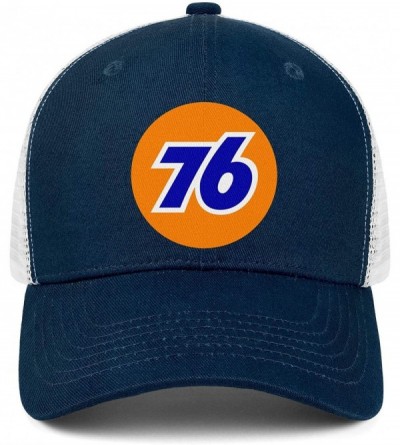 Baseball Caps Men/Women Print One Size Oil Logo Gas Station Plain Hat Flat Brim Baseball Cap - Dark_blue-8 - CB18W9IRZNW $16.30