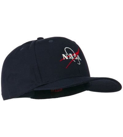 Baseball Caps NASA Logo Embroidered Cotton Twill Cap - Navy - CY11Q3T4LN1 $25.54