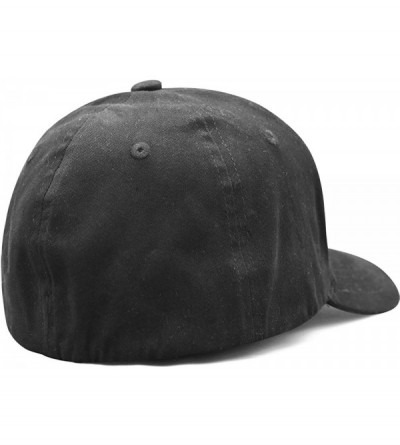 Baseball Caps W900-Trucks Baseball Cap for Men Novel Adjustable Mesh Hat Dad Strapback Hats - Black-2 - CR18AHCC0HR $13.60