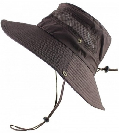Sun Hats 2019 Cooling Hat for Summer UV Protection - Coffee - CD18SAN67KG $27.93